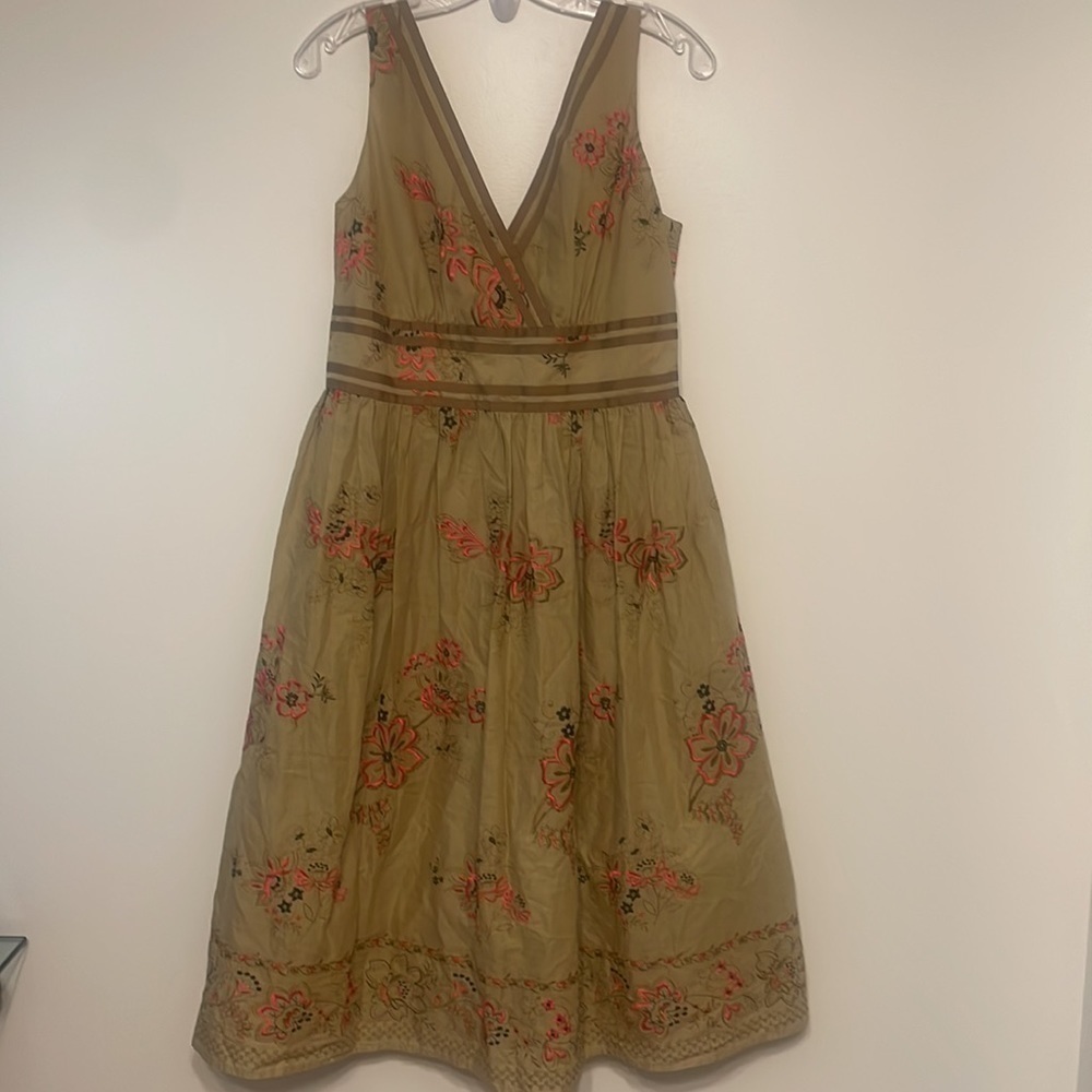 Robbie Bee vintage Cotton Floral Dress, size 8 - Picture 1 of 14